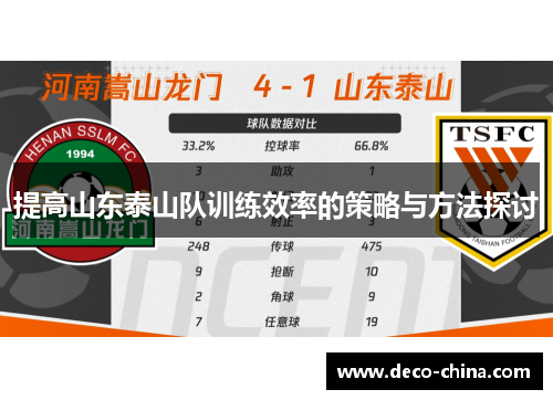 提高山东泰山队训练效率的策略与方法探讨